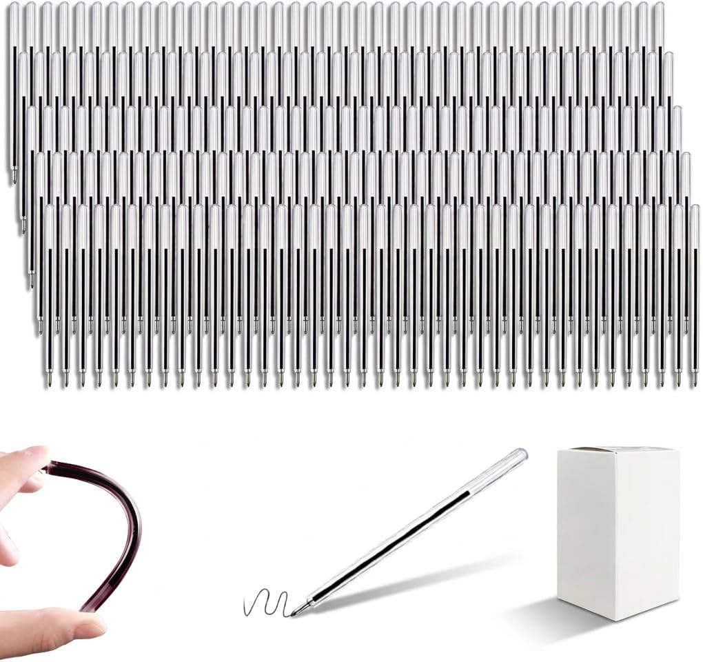 200 PCS Flexible Safety Pens – Bendable Soft Rubber Writing Pens with Black Ink, 3.8 Inches, Non-Lethal Correctional Paper Pens for Mental Health Facilities, Schools, Jails, and Prisons