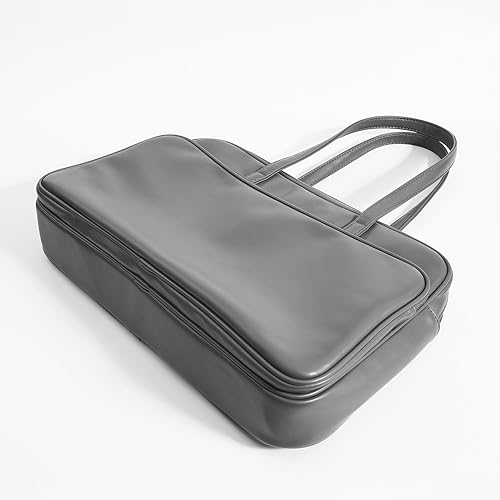 Miniatura 7 de Bolsa de mano para computadora portátil de 14 pulgadas para hombres y mujeres, maletín de negocios, oficina, viajes, trabajo, bolsa de transporte