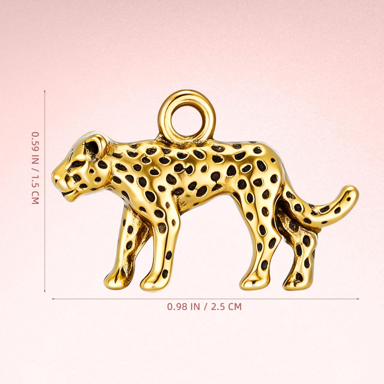 20pcs Retro Leopard Jewelry Pendants Animal Charms Diy Necklace Bracelet Accessories - Image 2