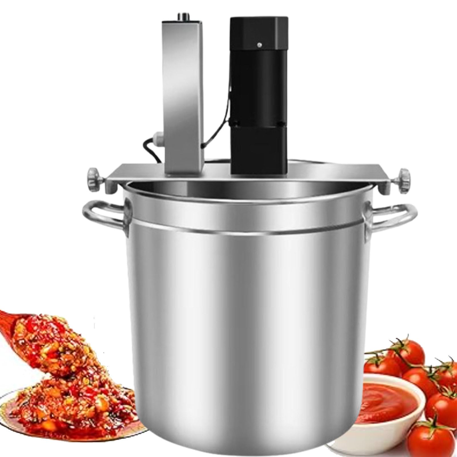 AYCDL Automatic Pot Stirrer Mixer with Heating Function for Efficient Jam Sauce and Soup Preparation,15L