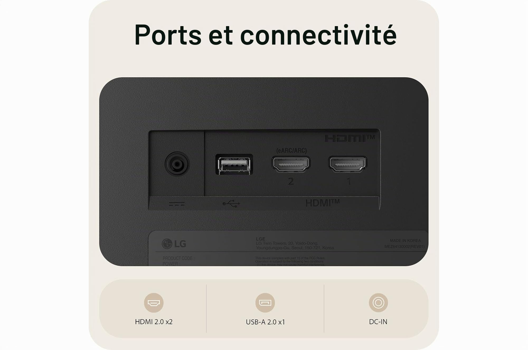 LG Moniteur Smart Tout-en-Un 32U701SB-B.AEU | Série U7 (2026) | 32 Pouces | Dalle VA 16:9 | UHD 3840x2160 | 144Hz | WebOs avec App de Streaming utilisables sans PC | DCI-P3 90%