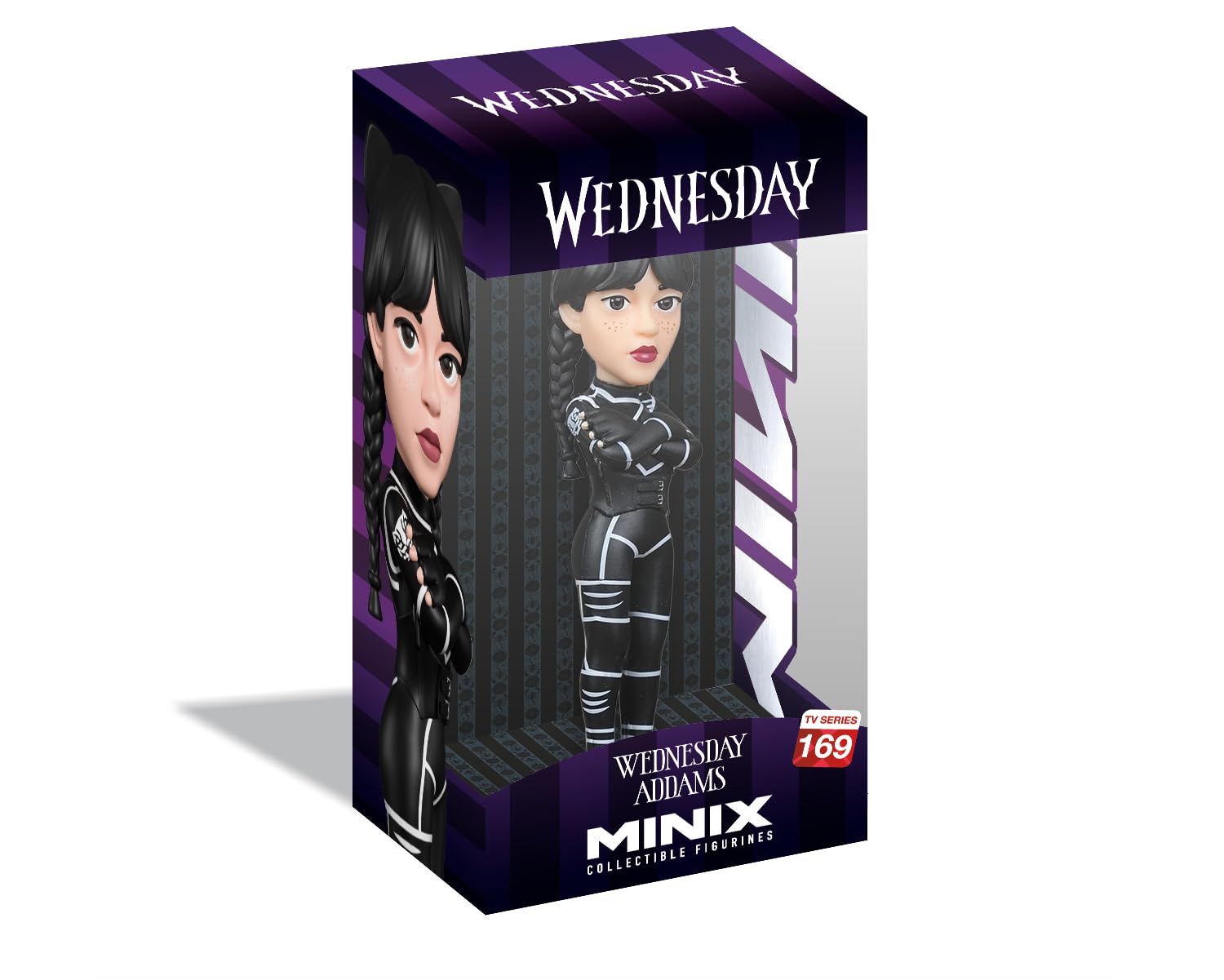 MINIX - TV Series #169 - Wednesday - Mercredi Addams en Chat - Collectible Figure 12 cm