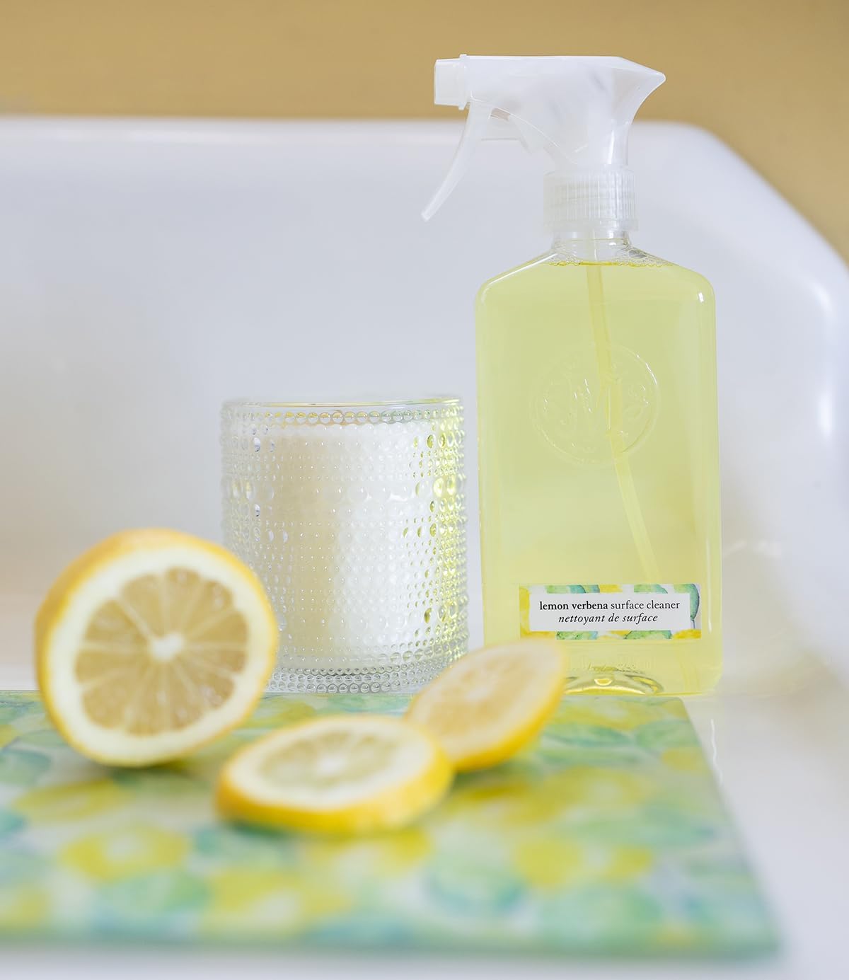 Mangiacotti Kitchen Sink Gift Set Plant-Based Liquid Dish Soap and All-Purpose Cleaner Surface Cleanser, 14.4 Fluid Ounces Each, Lemon Verbena - Image 3