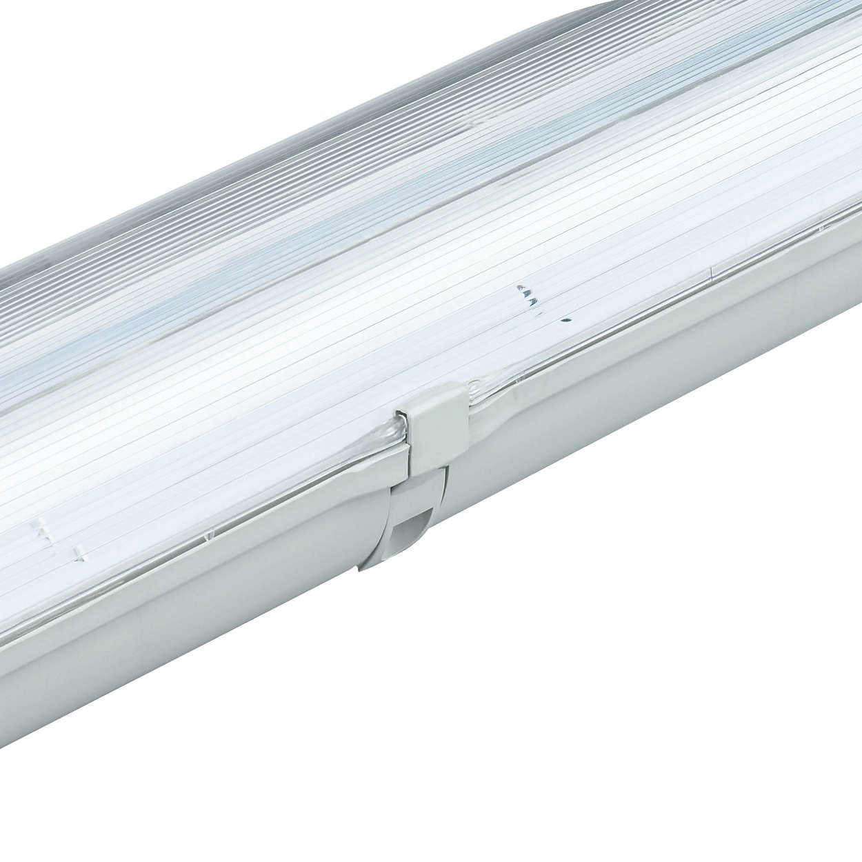 Philips Feuchtraumwannenleuchte Feuchtraum Lampe Wandleuchte Leuchtstofflampe 2 x 18 Watt EVG IP65