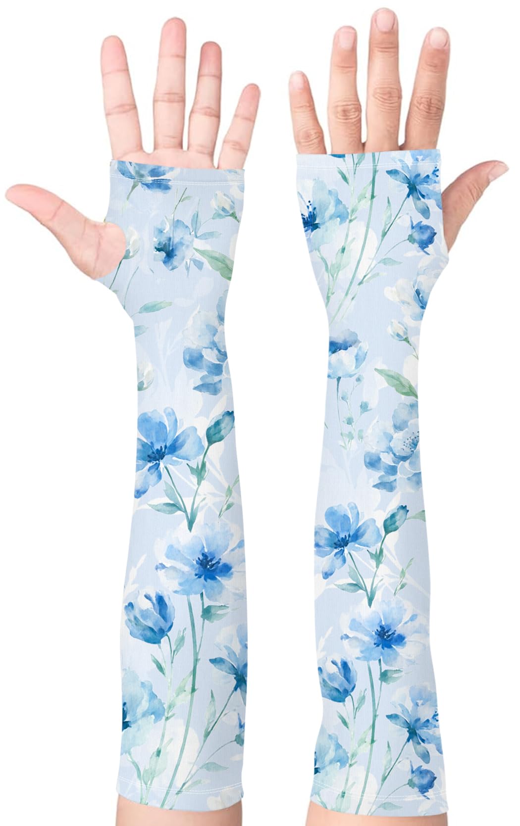 Gardening Sleeves for Women UV Sun Protection with Thumb Hole Anti-Scratch