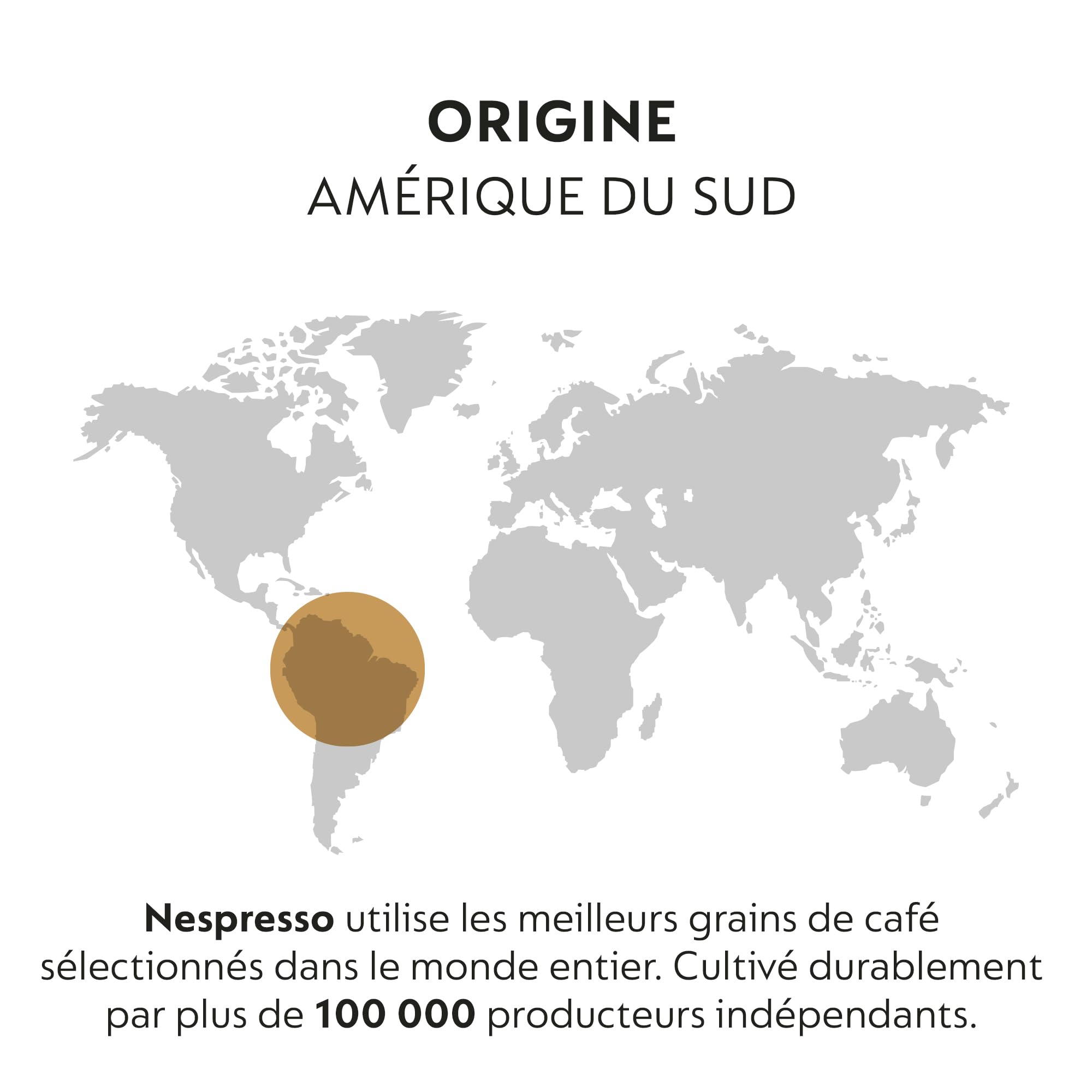 Nespresso Vertuo - Voltesso - pack 90 capsules - intensité 4