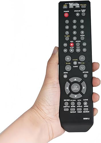 Mando a distancia de repuesto compatible con Samsung DVDV9700 DVD-VR325 DVD-V3500 DVD-V3600 DVD-V3650 DVD VCR Combo Player Recorder