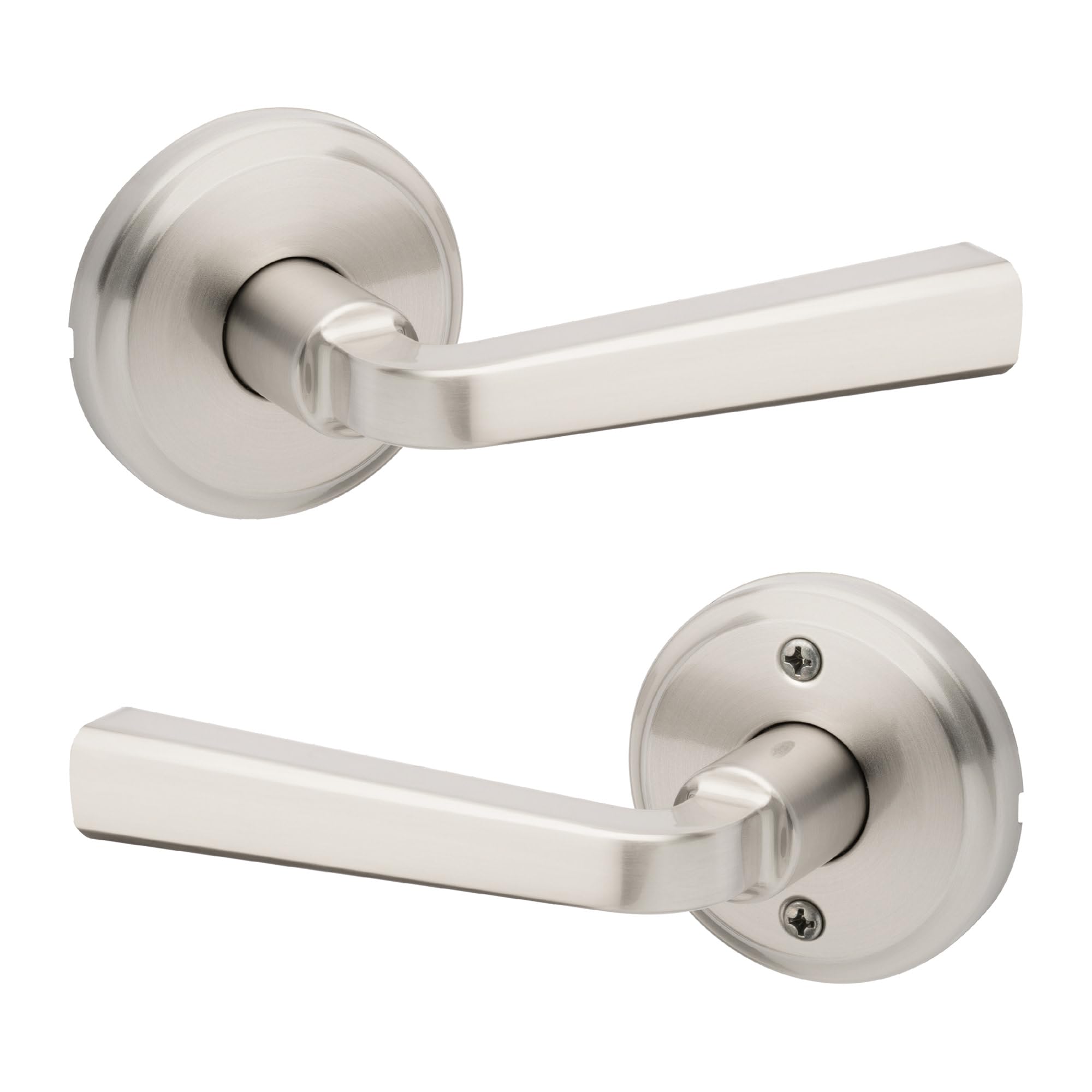 Kwikset Trafford Interior Passage Door Handle, Lever for Closet