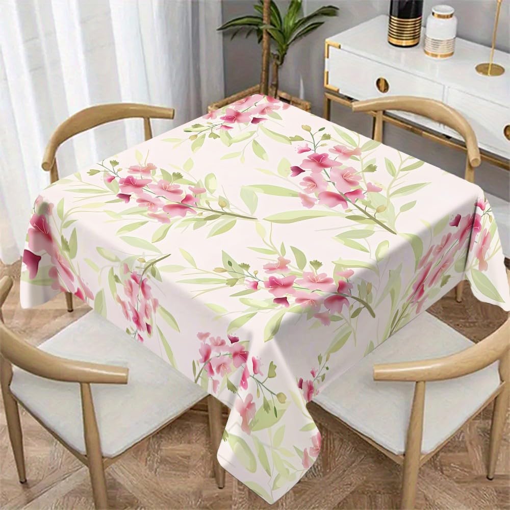 Nappe de table botanique en tissu pour vos repas de printemps