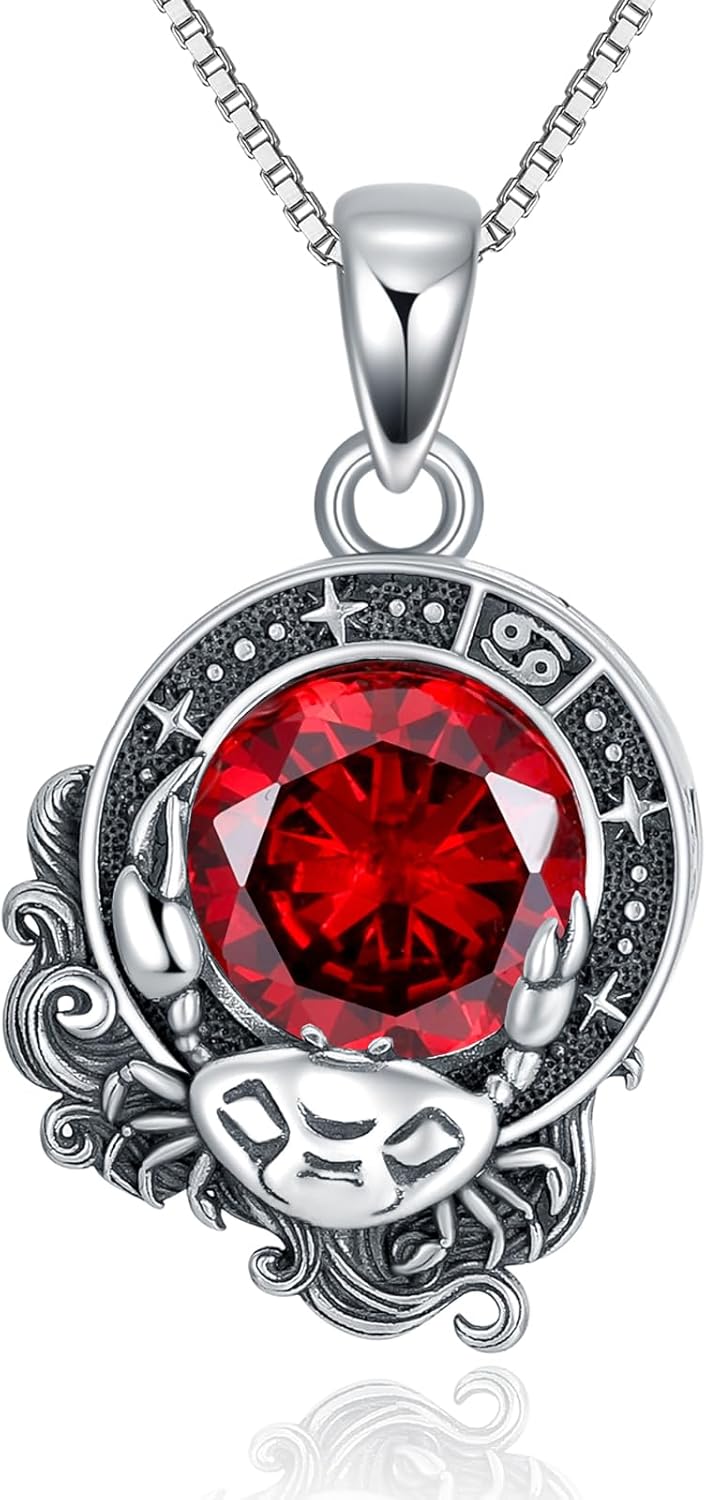 LONAGO Zodiac Sign Necklace Celestial Constellation Necklace Horoscope Astrology Zodiac Pendant Necklace Gift for Women