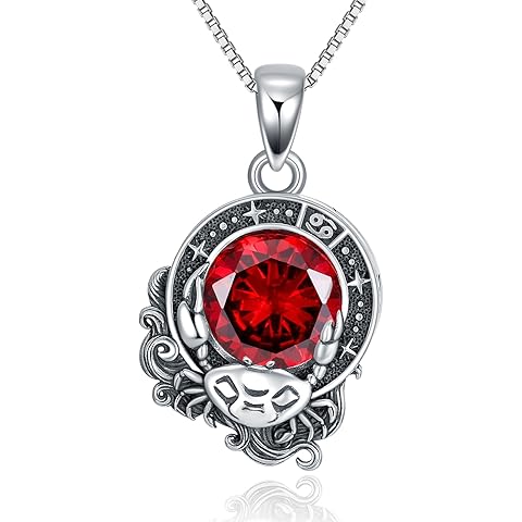 LONAGO Zodiac Sign Necklace Celestial Constellation Necklace Horoscope Astrology Zodiac Pendant Necklace Gift for Women