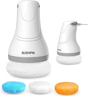 Body Sculpting Machine Electric Cellulite Massager with 3 Washable Pads, Handheld Full Body Massage Machine for Back/Abdomen/Butt/Leg/Arms Deep Massage Relax, Powerful Rotaion Vibration