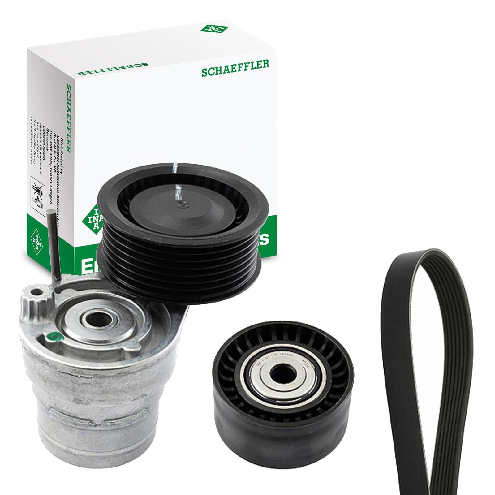 INA Jeu de courroies trapézoïdales à nervures 529 0313 10 1378mm Compatible avec RENAULT Twingo 3 3/5 portes BCM, NISSAN MICRA V K14, SMART FORTWO Coupé 453