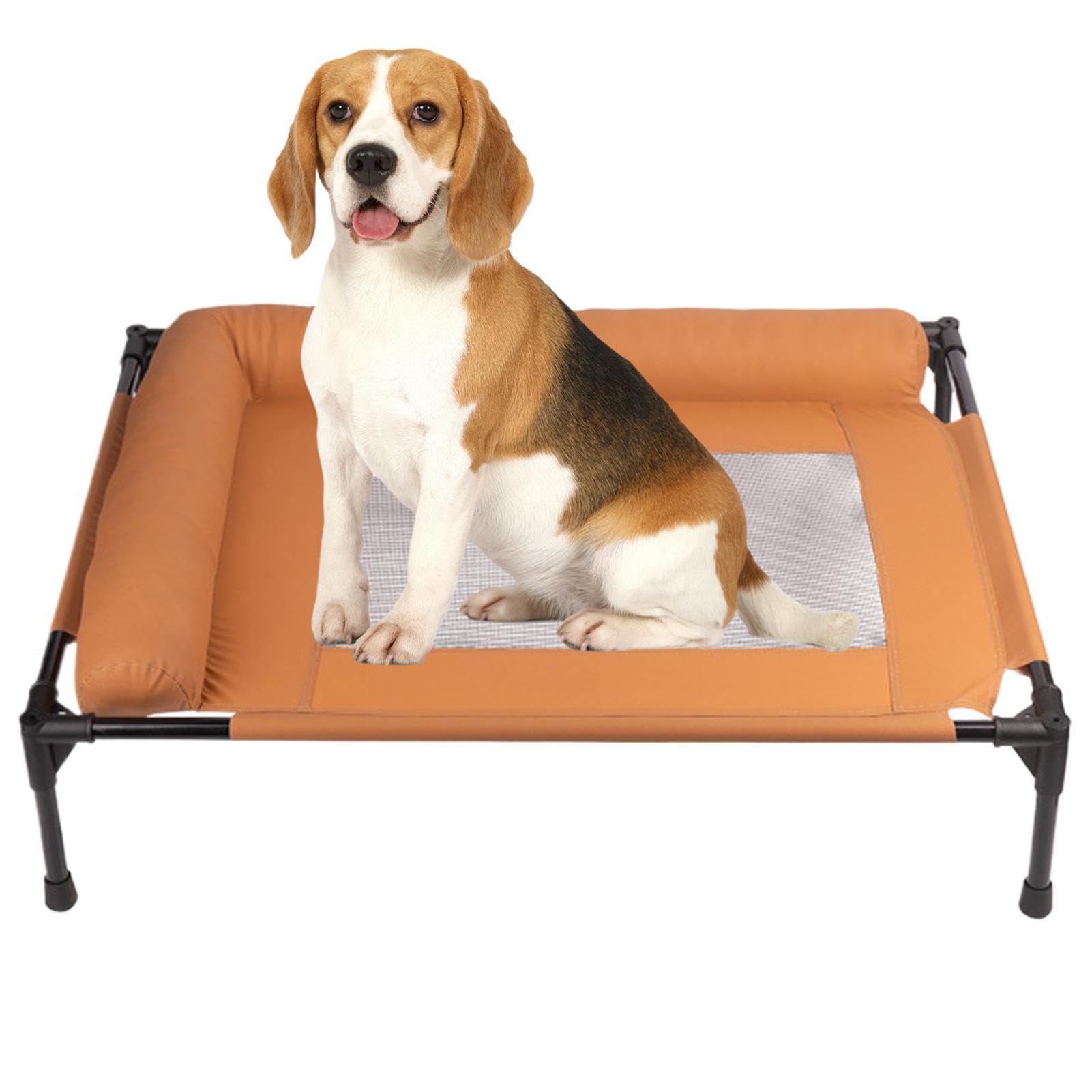 Générique Surélevé pour Animal De Compagnie – Canapé De Salon Respirant Et Confortable avec Base Antidérapante, pour Animal De Compagnie avec Traversins | Rafraîchissant pour Chiens, pour La Maison,