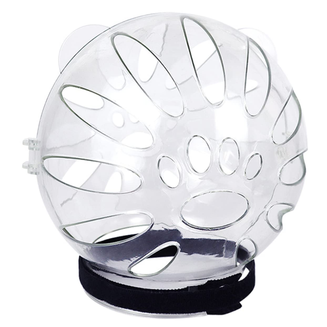 BESPORTBLE 3piezas Casco Protector para Gatos Capucha Transparente para y Cuidado para Baños Corte De Uñas y Estética De Mascotas