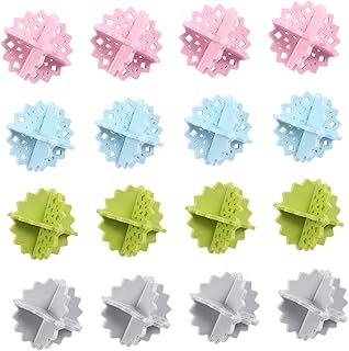 Healeved 32 Peças Bola De Lavanderia Secador Portátil Máquina De Lavar Roupa Portátil Lavadora Portati Lavadora Fada Removedor De Coletor De Cabelo Máquina De Lavar Roupa Coletor De Fiapos