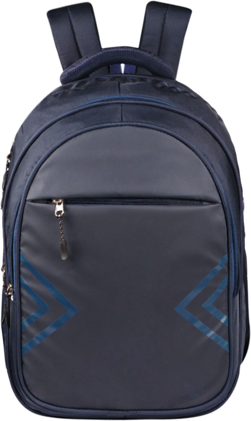 shifa Lightweight Casual Backpack | Durable Polyester Travel Bag | 35 L Capacity for School College Office Daily Use | Water Resistant Blue Travel Daypack-picture-52
