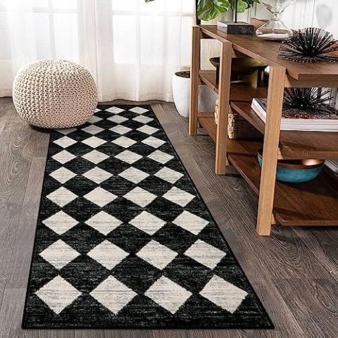 Lahome Moroccan Geometric Runner Rug Cover