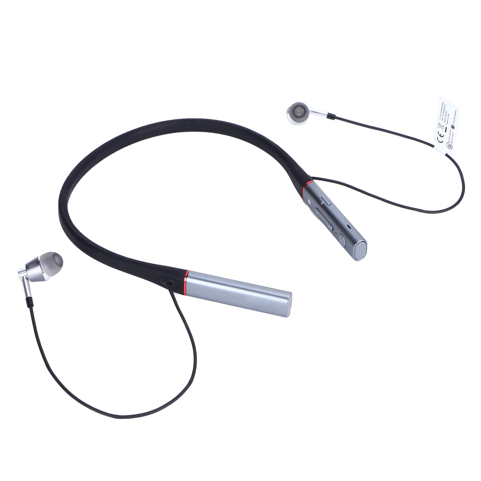 Ejoyous Triple Driver Bluetooth Neckband Earphones, 120mAh (GRAY)