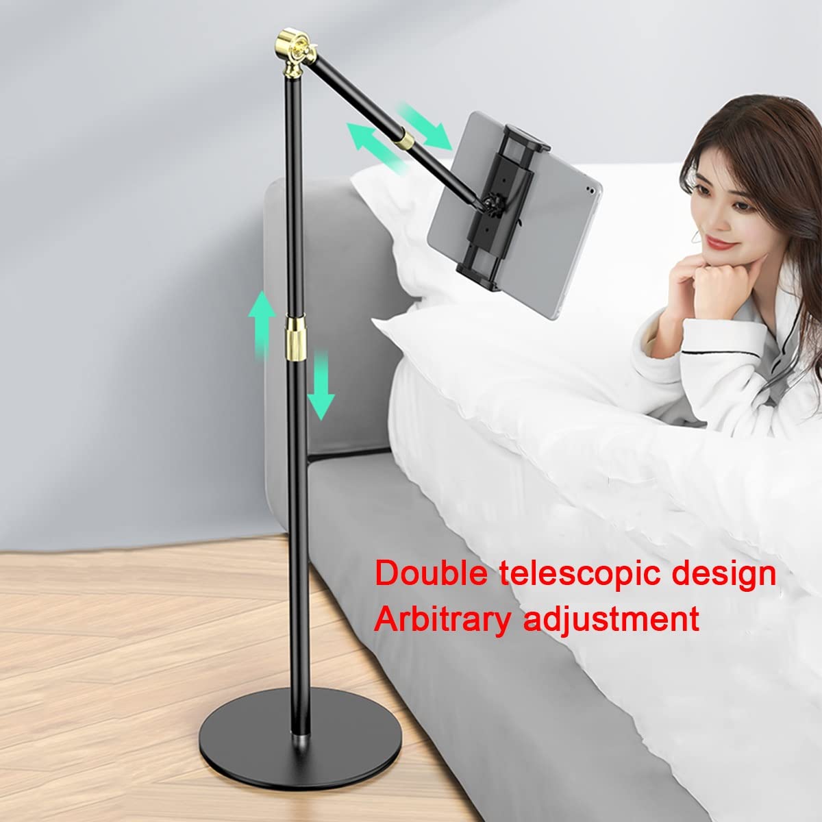 Escritorio fijo con perilla ajustable en altura con base resistente, diseño ergonómico para oficina en casa, fácil instalación, ideal para trabajar y estudiar, soporta mayor comodidad y productividad