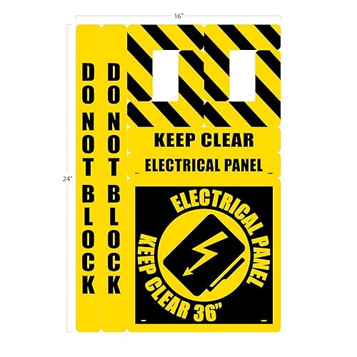 Miniatura 2 de NMC WFK05 Kit de marcado de suelo para caminar configurable incluye 12 x 12 en el centro de piso y tiras de marcado con ángulos de esquina