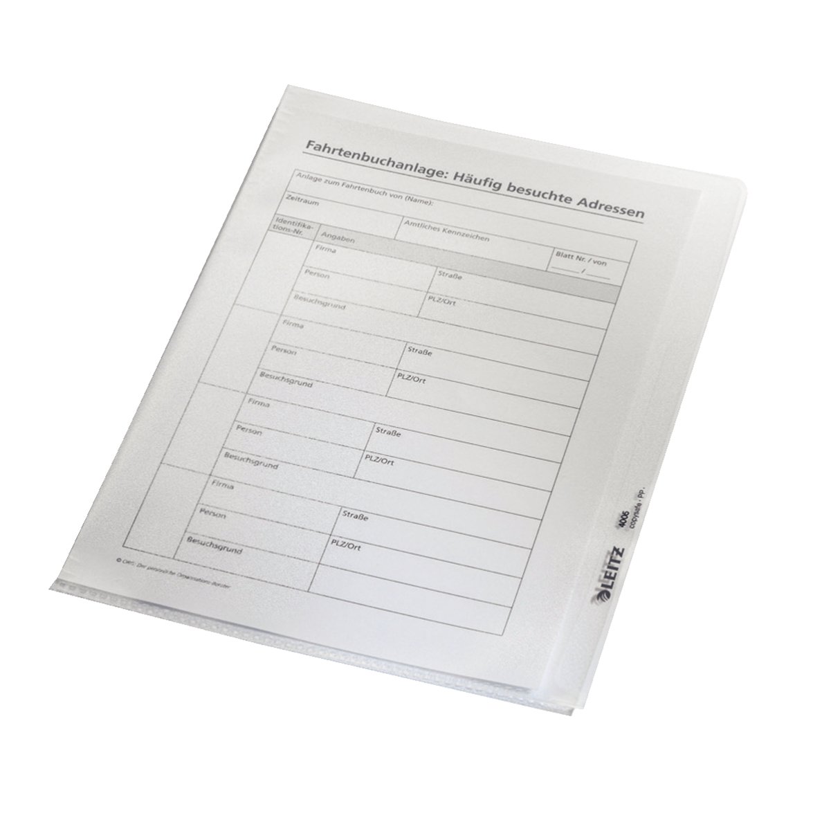 Esselte Leitz Sichthülle Premium, A5, PVC, dokumentenecht, glasklar (100 Stück)