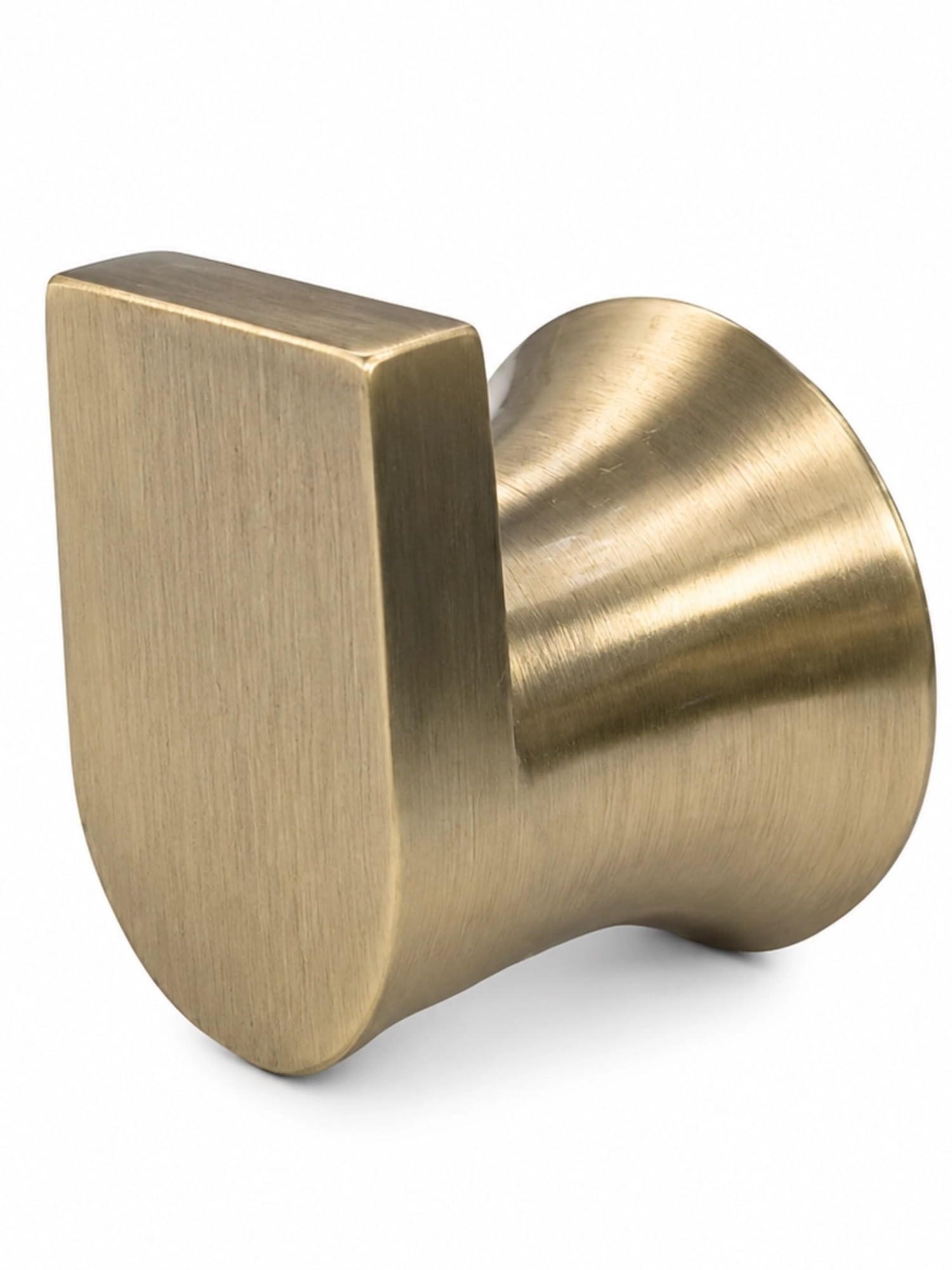 COVIXXIO Modern Single Robe Hook or Towel Hanger for Kitchen or Bathroom, Brushed Nickel