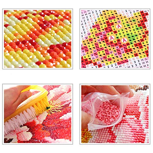 nzhma Kit de Peinture Diamant Bricolage 3D, Chanteur Beatles Diamant Rond Point de Croix, Broderie à la Main décoration… - Les Beatles, Paul McCartney, John Lennon, RIngo Starr, George Harrison nzhma Kit de Peinture Diamant Bricolage 3D, Chanteur Beatles Diamant Rond Point de Croix, Broderie à la Main décoration… – Image 5