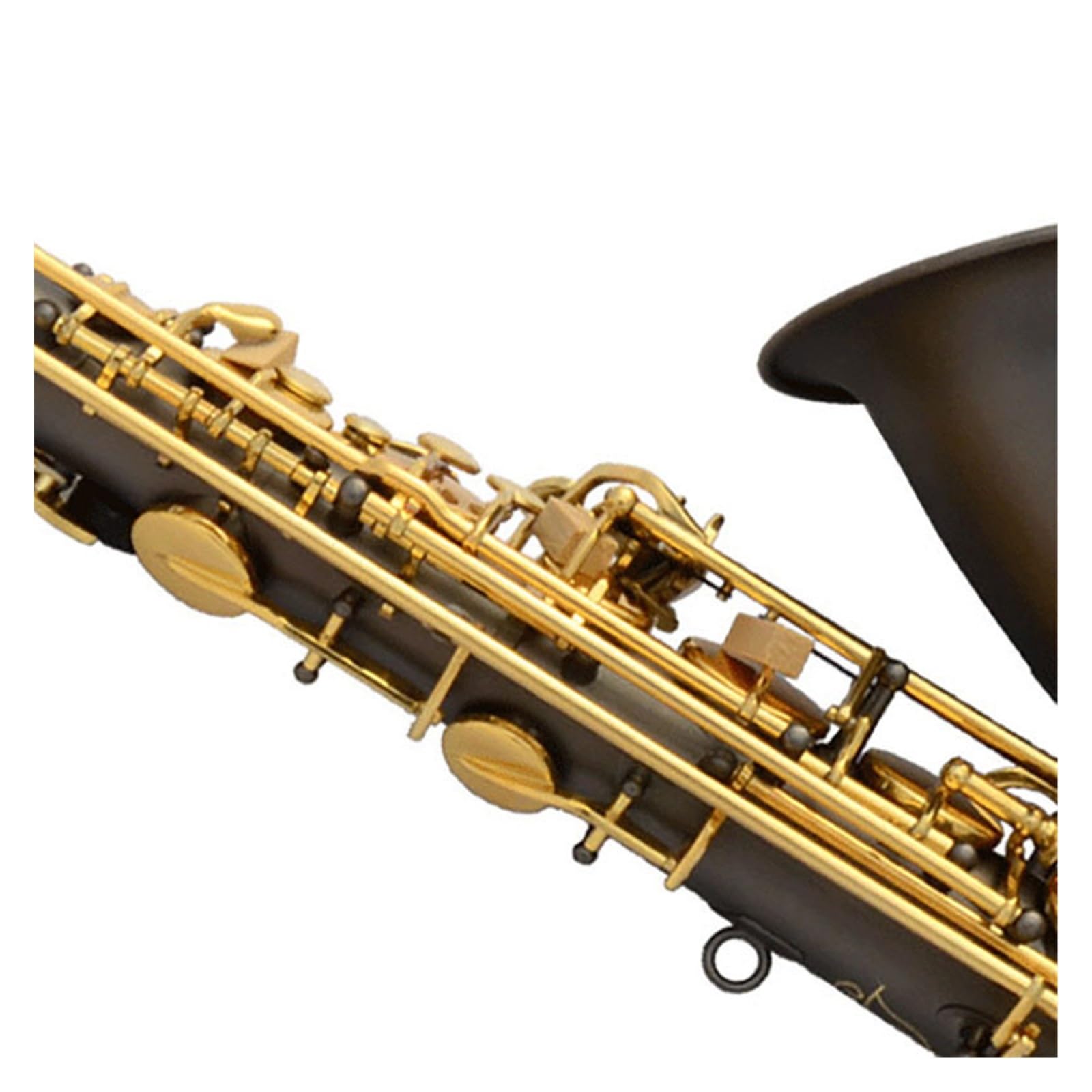 Saxofón Tenor Profesional en si Bemol, níquel Mate, Instrumento Musical para Principiantes.