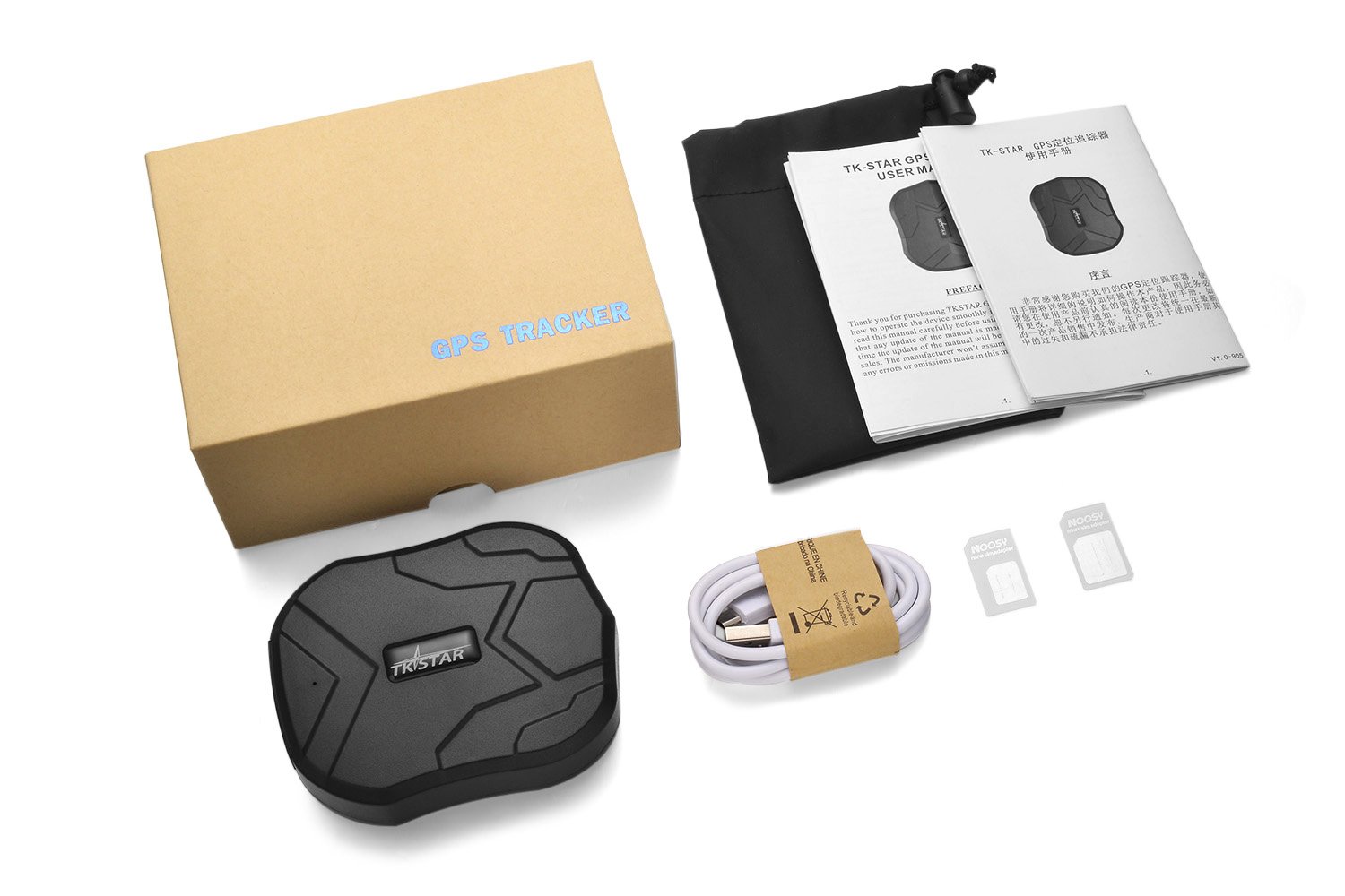 TKSTAR Mini Impermeable GPS dispositivo de seguimiento con fuerte imán larga espera GPS Tracker Localizador para niños mayores mascotas coches tk905