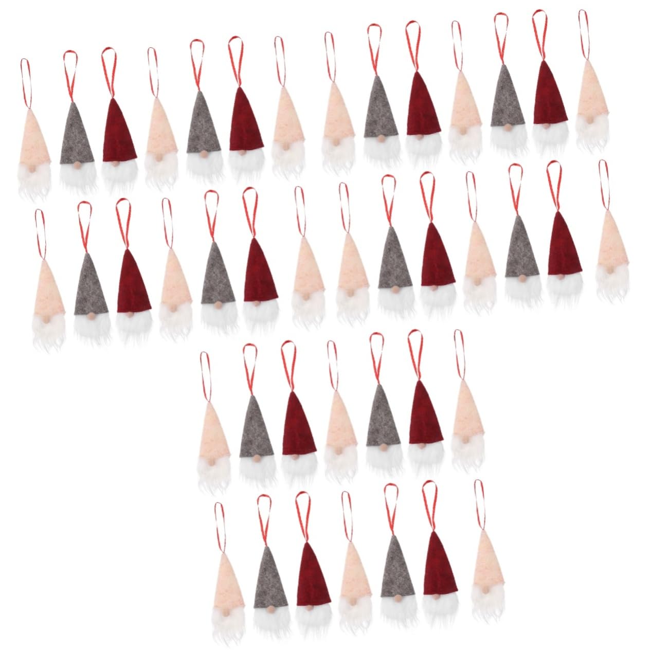 Cabilock 3 Sätze Teiliges Weihnachtsbaum Hängeornament Mit GNOME Dekorationen Aus Plüsch Für Festliche Anlässe Und Weihnachtsdekorationen Stück * 3