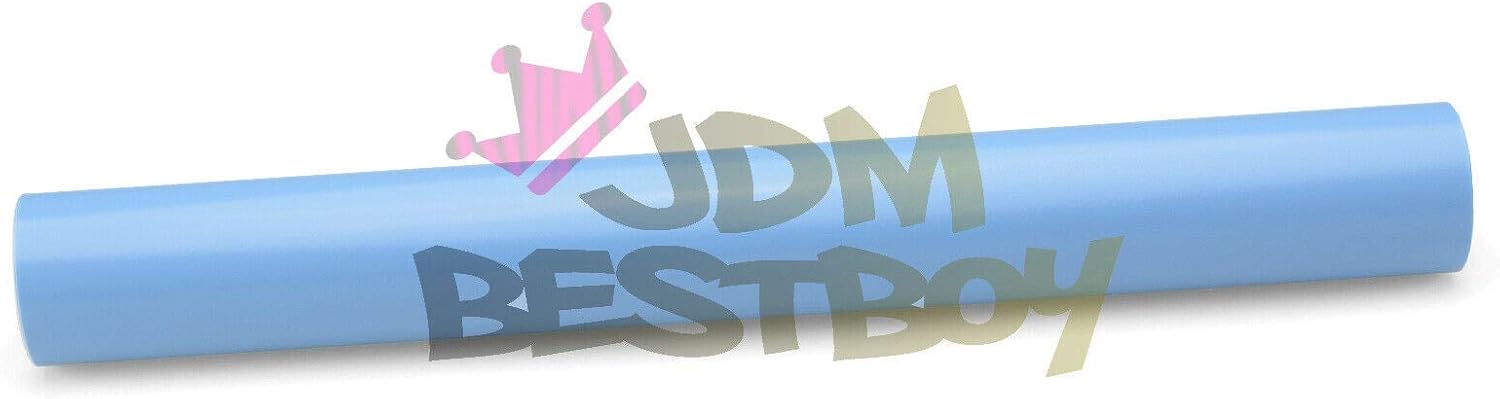 Satin Baby Blue Automotive Vinyl Wrap Car Vehicle Bubble Free Air Release 20"x60" (1.6FTx5FT)