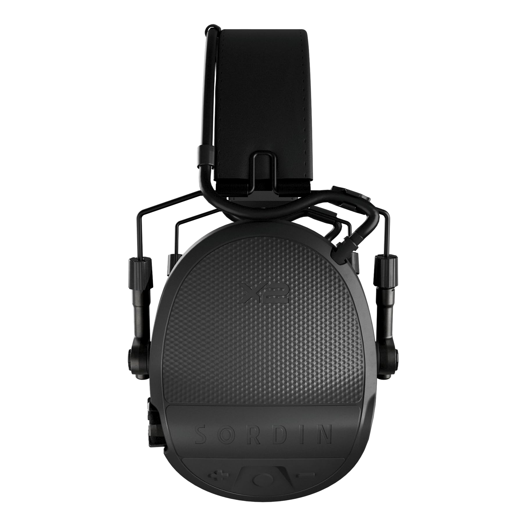 Sordin X2 Protectores auditivos con cápsulas - protectores auditivos para la caza y el tiro deportivo con cinta de cuero - activos y electrónicos