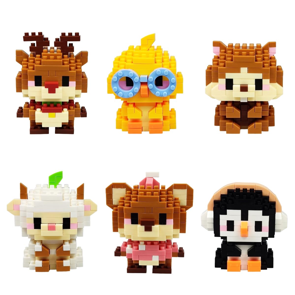 Anditoy 6 Pack Building Blocks Toys for Kids Boys Girls Teens Christmas Toys Stocking Stuffers Gifts