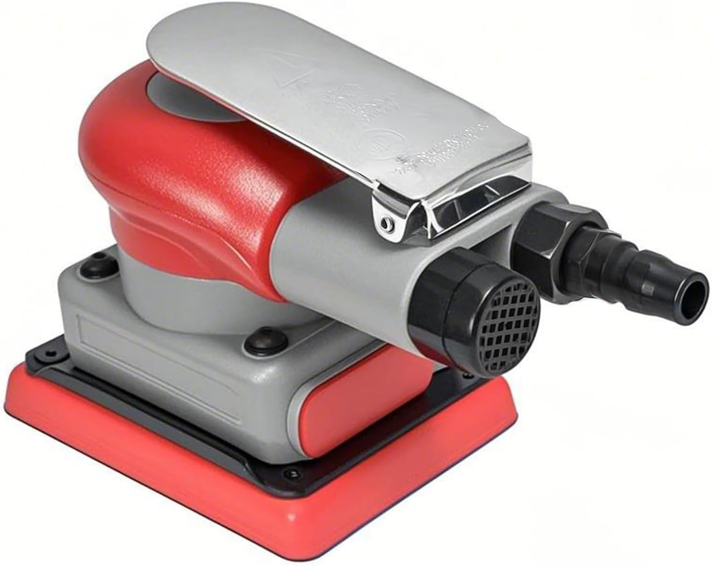 Square Air Orbital Sander75x100mm, CNC Alloy Steel Movement, 10000RPM Pneumatic Palm Air Sander, Sandpaper Machine Fit for Wood Sanding, Metal Derusting, Car Waxing
