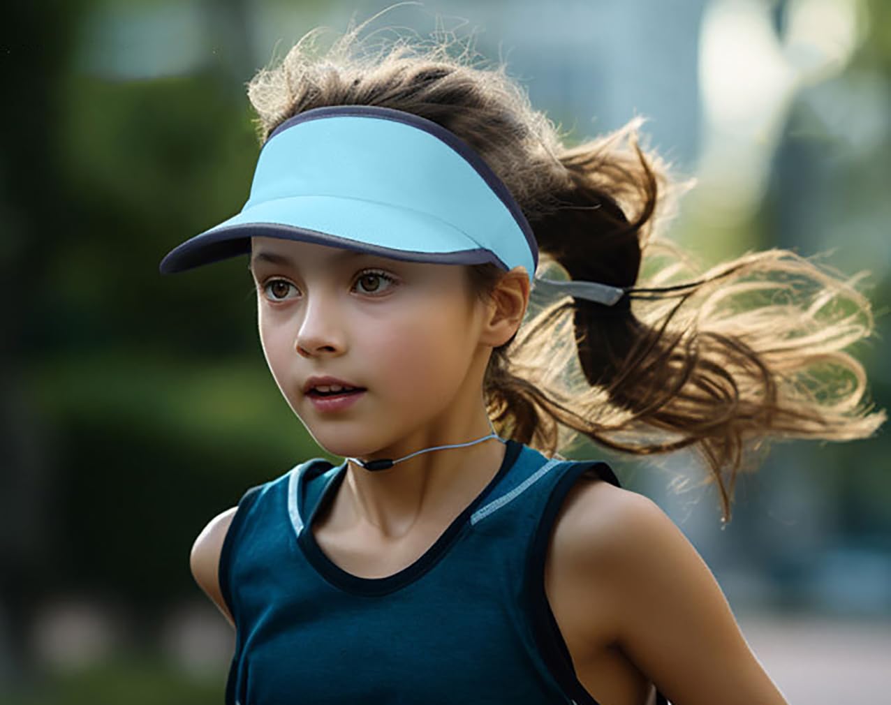 YAMEE Gorra con Visera para Niños Malla Transpirable,Sombrero de Verano para Niños Ligero Rápido Secado,Sombrero de Playa para Niña/Niño Protección UV,para Tenis,Running Exteriores