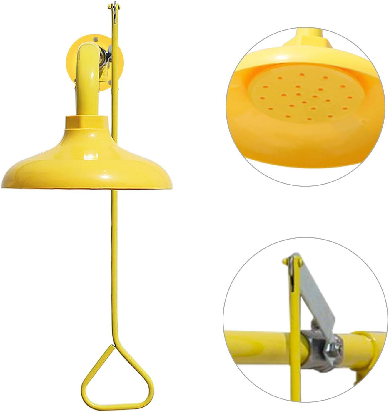 CGOLDENWALL Emergency Shower Safety Shower Station can Match with eyewash Station Eye Wash (ABS Coating Stainless Steel, NPT threads) : Industrial & Scientific