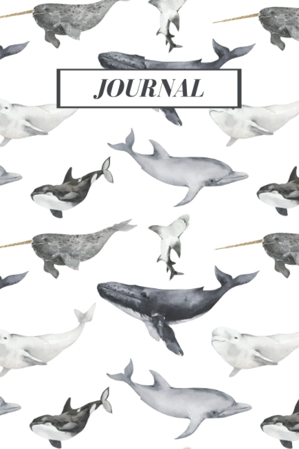 Journal: Ocean Life - Whales and Sharks Lined Journal, Notebook, Diary, Composition Book 6x9