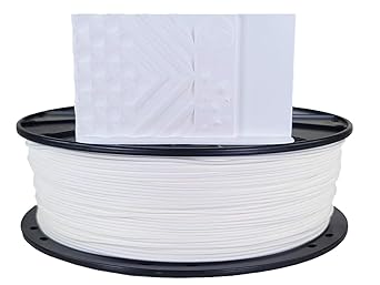 review 3D Fuel Standard PLA+ 3D Printing Filament, Made in USA with Dimensional Accuracy +/- 0.02 mm, 1 kg 1.75 mm Spool (2.2 lbs) in Snow White