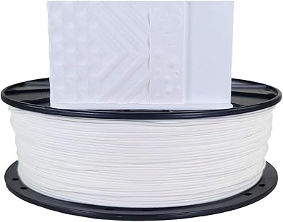 21 – 3D Fuel Standard PLA+ 3D Printing Filament, Made in USA with Dimensional Accuracy +/- 0.02mm, 1kg 1.75mm Spool (2.2 lbs) in Snow White