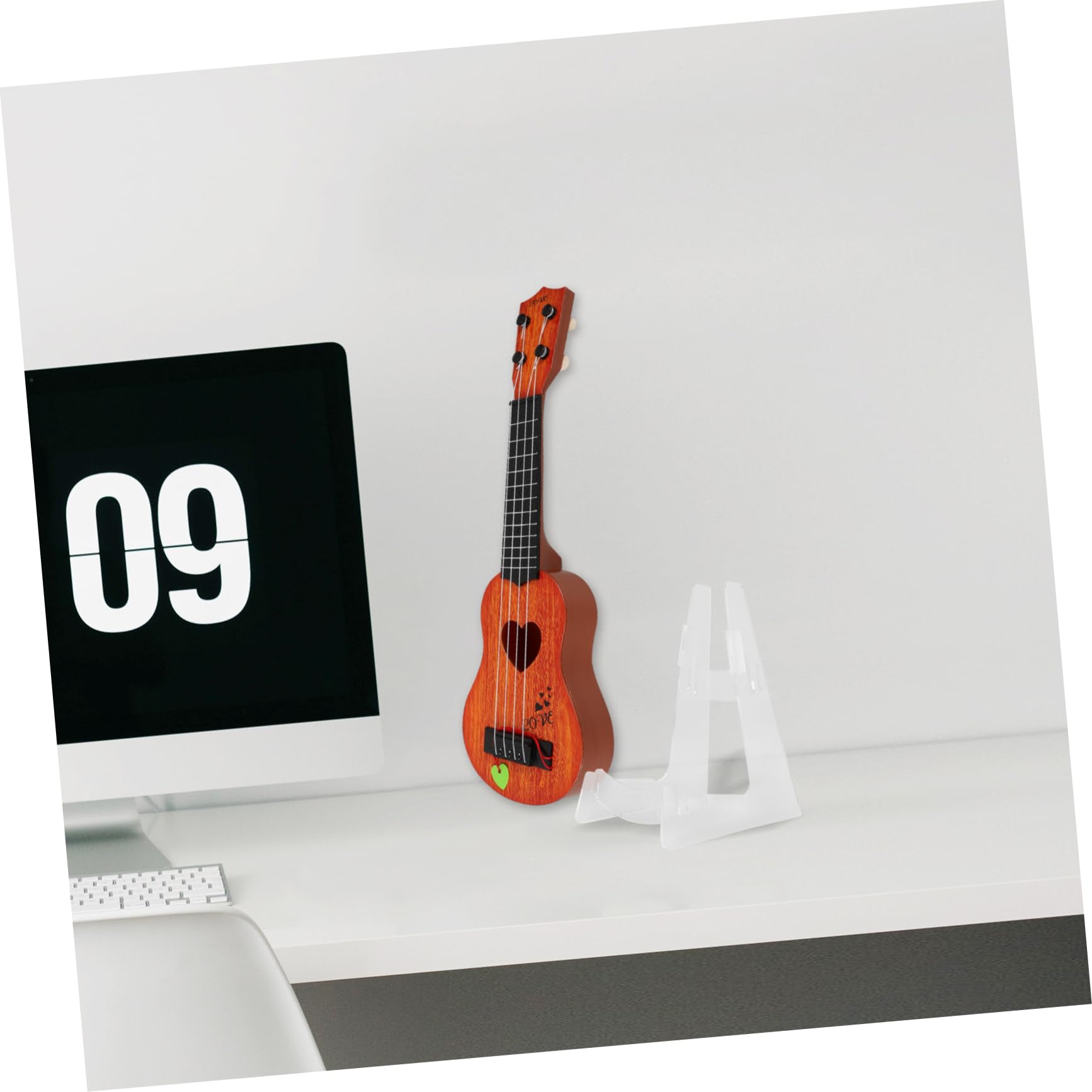 TOYANDONA Gitara Stojak Podłogowy Ukulele Stojak Przenośny Na Gitarę Ukulele Do Przechowywania Sklep Gitarę Akustyczną Skrzypce Podłogowy