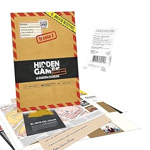 Hidden Games Escena del Crimen – La Diadema Escarlata – Español – Juego Realista de escenas del Crimen, emocionante Juego de Detectives, Juego Escape Room