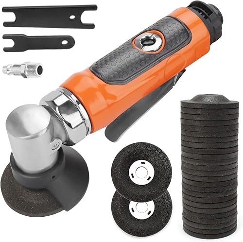 SI FANG Mini amoladora angular neumática de 2 pulgadas, herramienta de corte, mini amoladoras de rueda y muelas abrasivas de 2 pulgadas