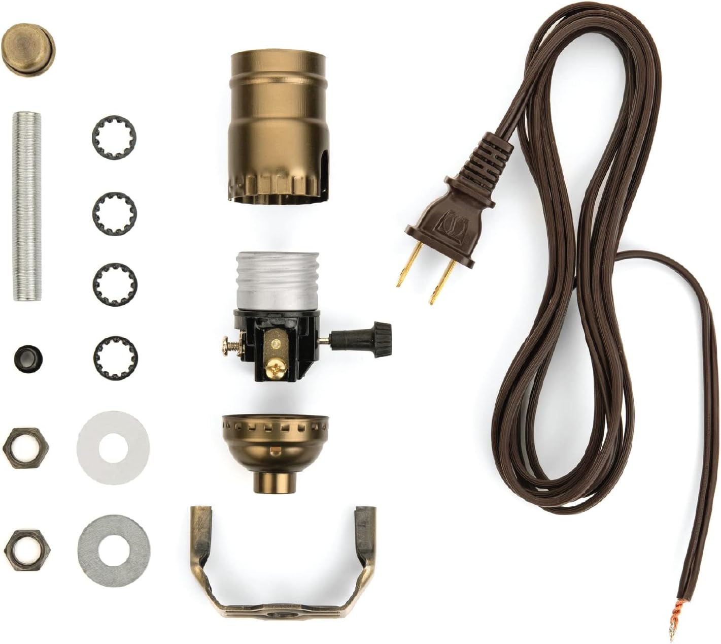 Kit de lámpara  Kit de cableado eléctrico para hacer o reacondicionar lámparas  Kits de recableado de lámpara con instrucciones  Kit de lámpara DIY