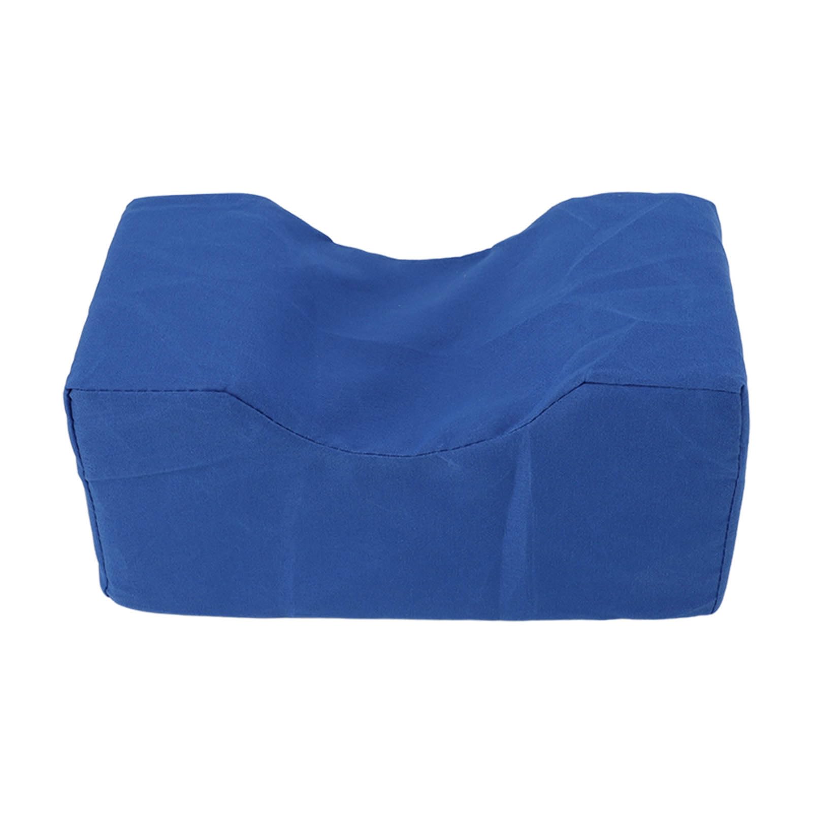 YEmirth Knee Pillow Sponge Leg Positioner Ankle Foot Support Wedge Bed Back Support with Detachable Washable Cover for Hip and Lower Back Pain Relief Blue (Blue)