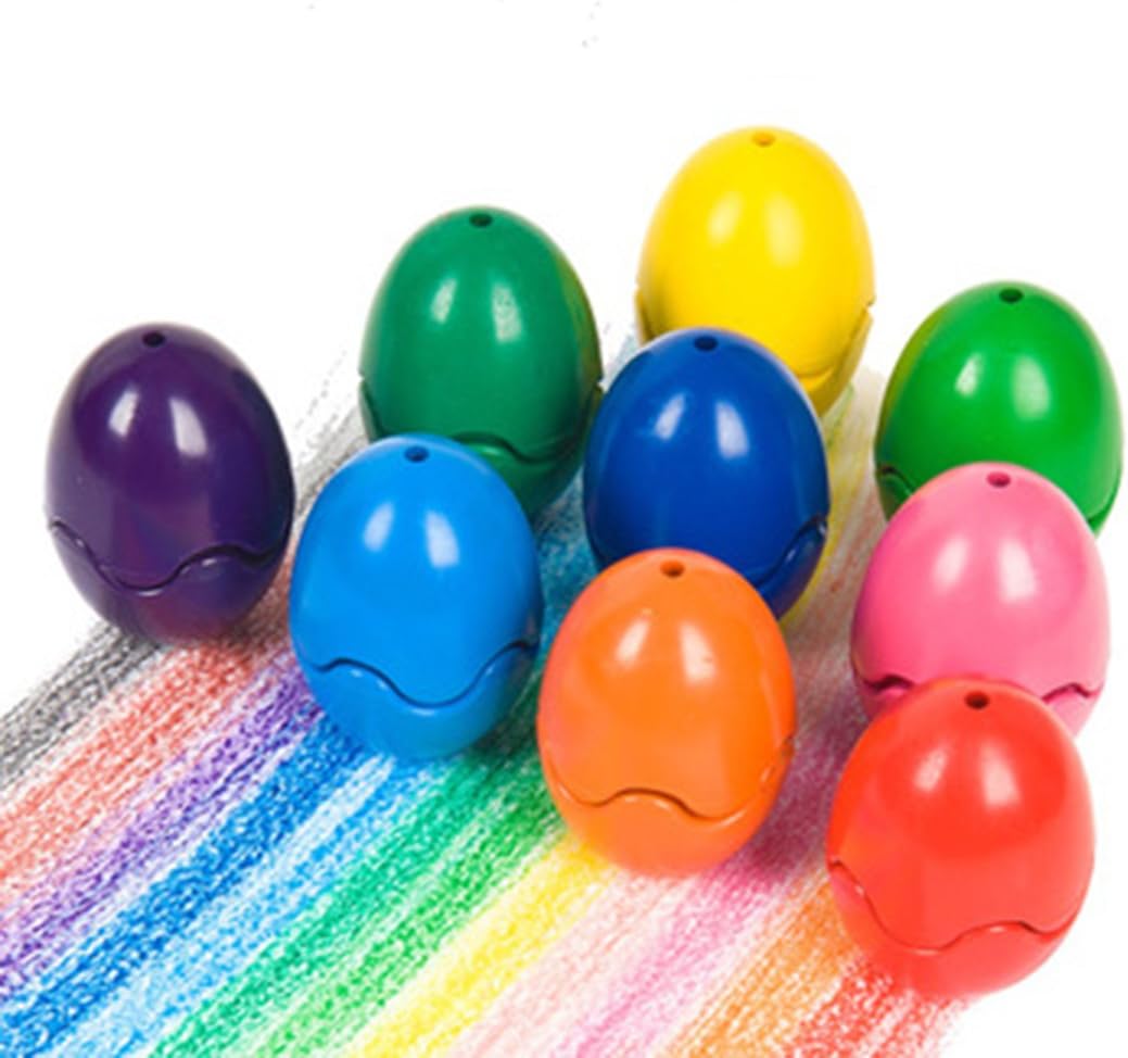 Newmag Toddlers Crayons PalmGrip Egg Toy Crayon Paint Twistable Crayons Sticks