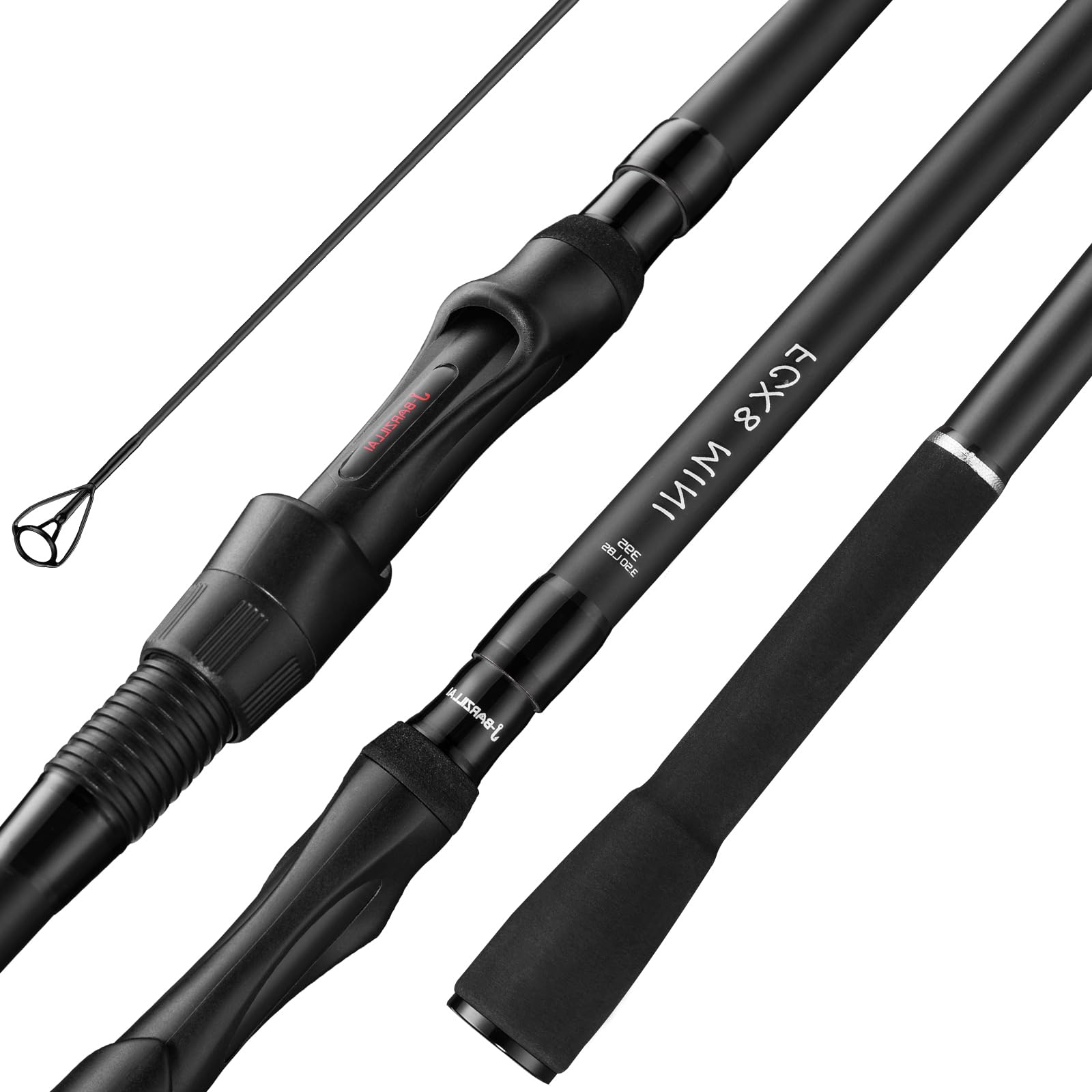 FCX Mini-Karpfenangeln, 3,6 m, 3,9 m, 1,4–1,7 kg, Carbon, Ultraleicht, tragbar, für Reisen, Spinnrute, Süßwasser, See, Fluss, Grobangeln