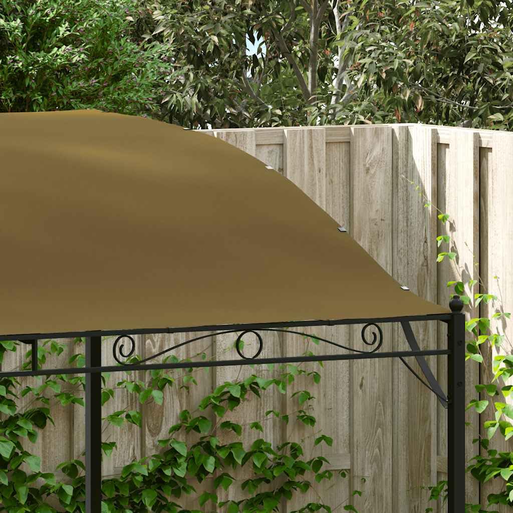 Markiza namiotowa 3x2 m Taupe 180 g/m², poliester domek ogrodowy ze stalową konstrukcją na spotkania rodzinne, grill, kemping i imprezy