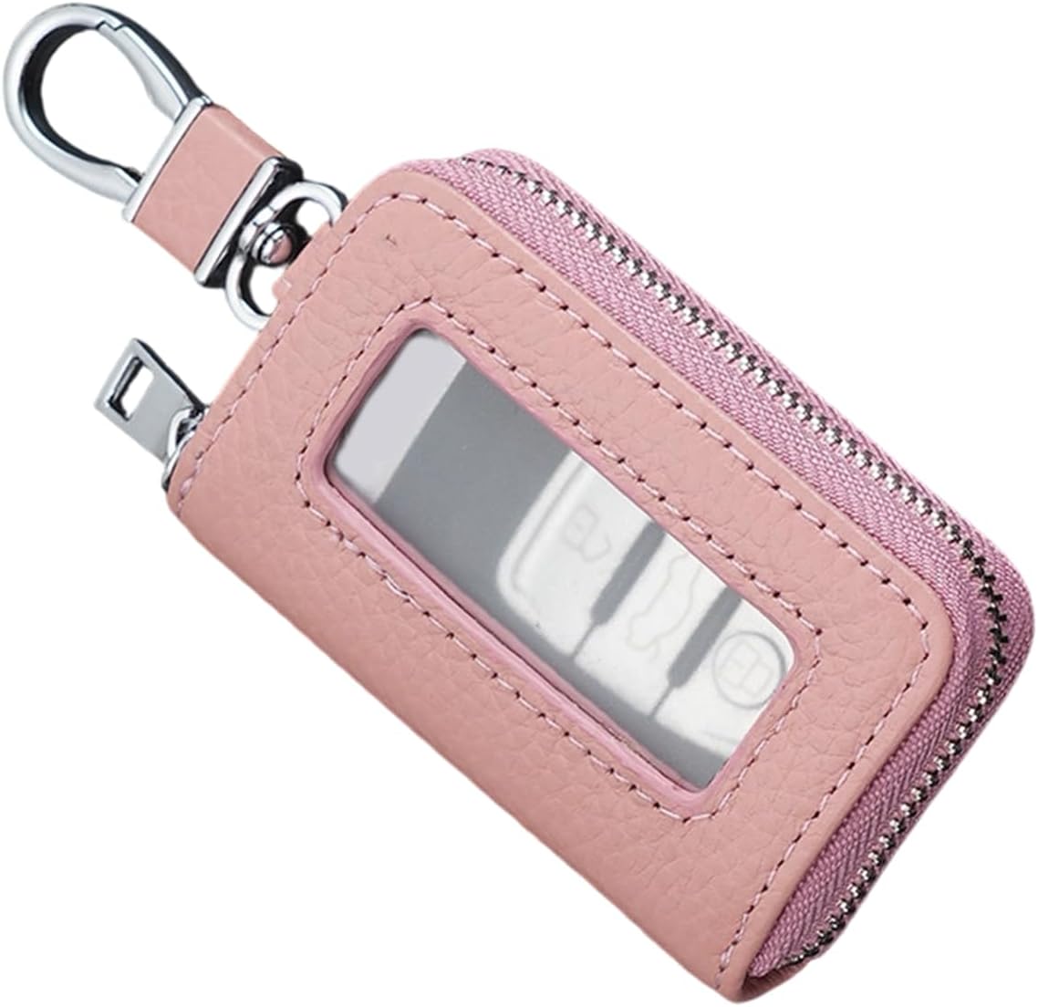 Retro Car Case Holder PU Leather Multiple Color Option Visible Window Design Fit Most Vehicle Professional Holder