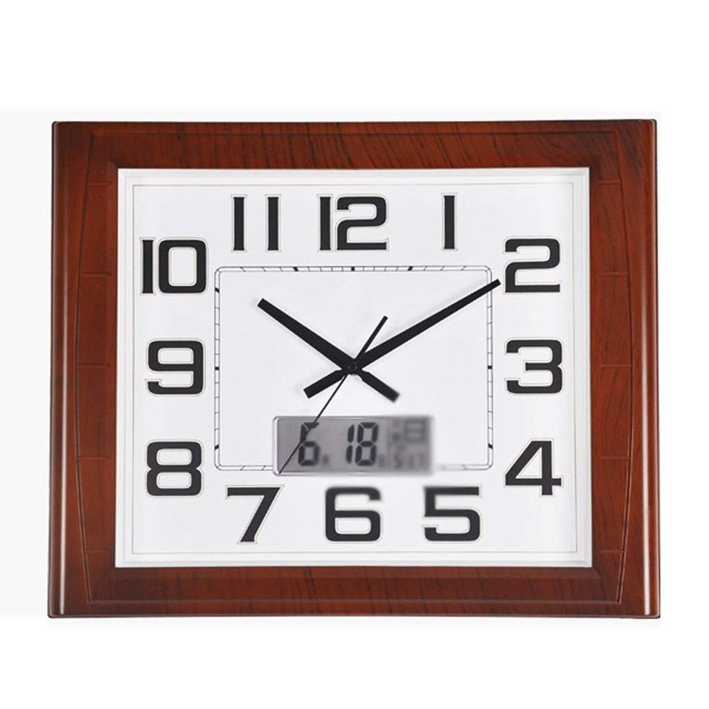 Horloge murale à quartz de qualité supérieure ronde et noire